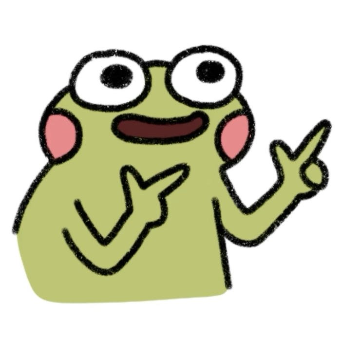 Hình avatar ếch dễ mến nhìn yêu