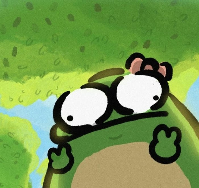 Hình avatar ếch dễ thương đẹp