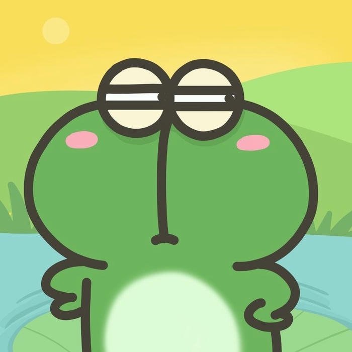 Hình avatar ếch ngộ nghĩnh xinh