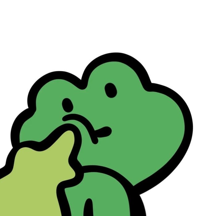 Hình avatar ếch tươi vui sáng