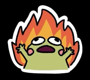 Hình avatar ếch vui nhộn xinh