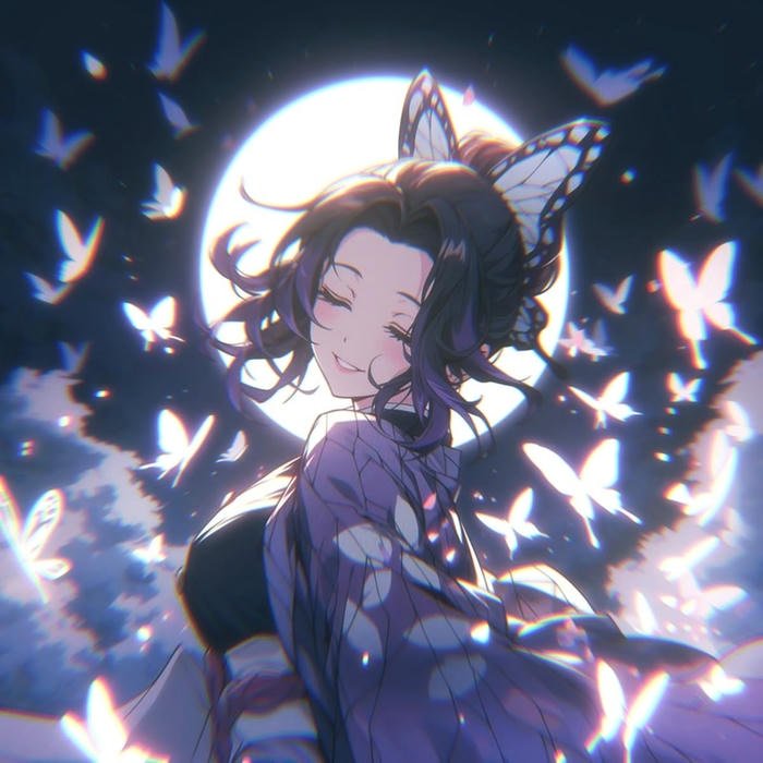 Hình avatar shinobu nhẹ nhàng nhìn cuốn