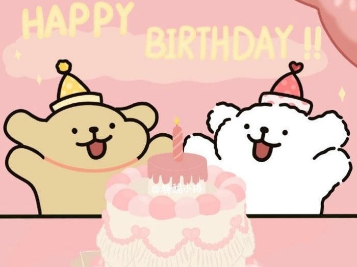 Hình avatar sinh nhật nhìn là thấy vui