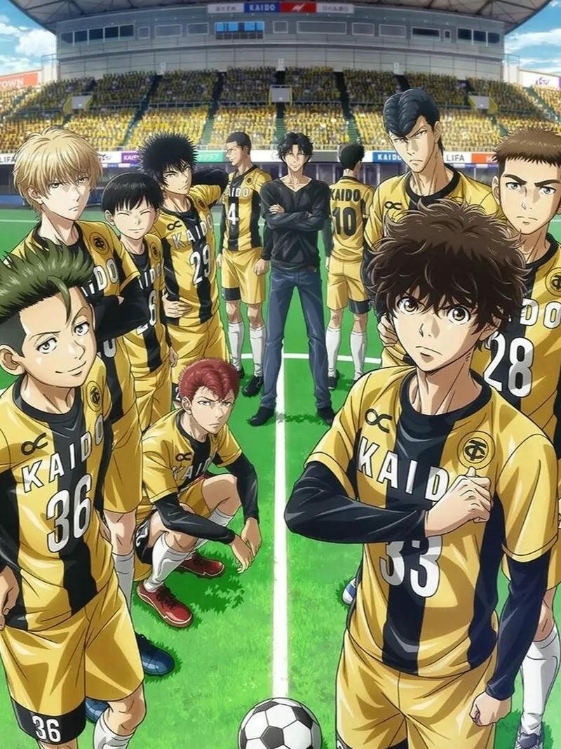 Hình bóng đá anime thiết kế sáng tạo nổi bật