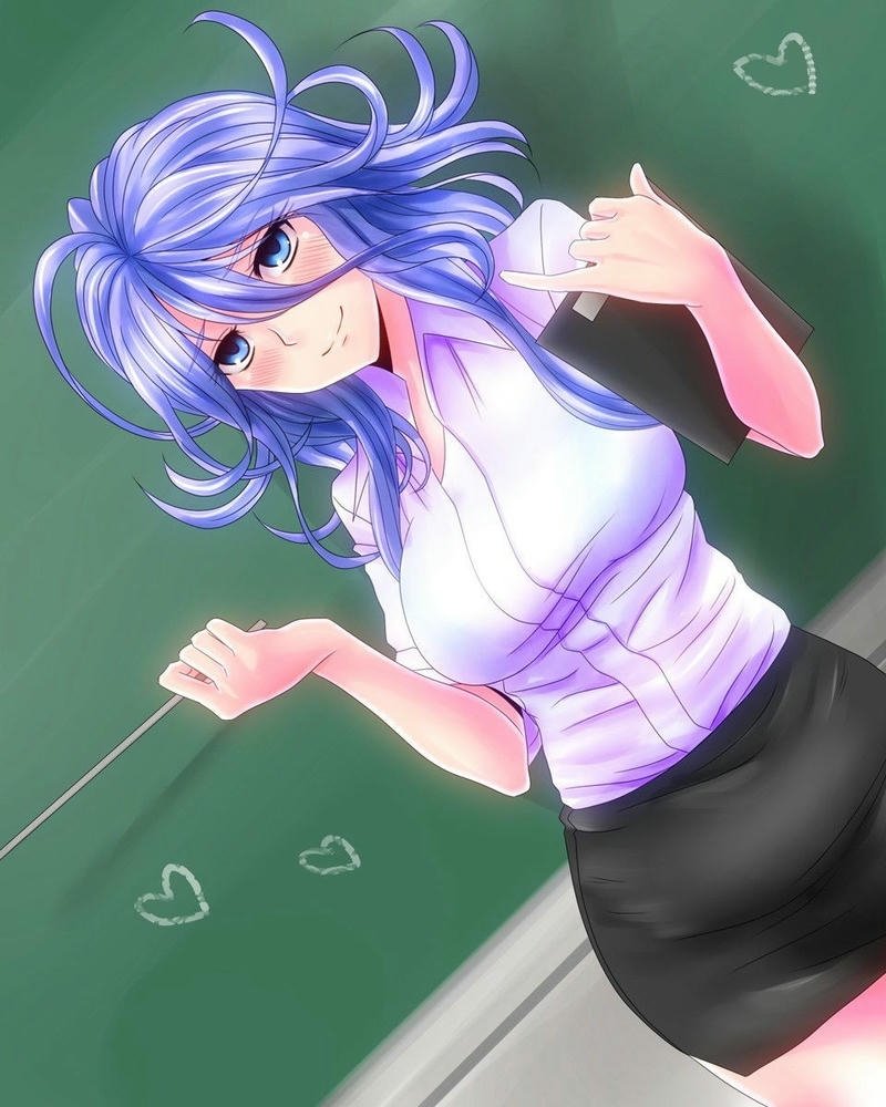 Hình cô giáo anime thần thái trưởng thành