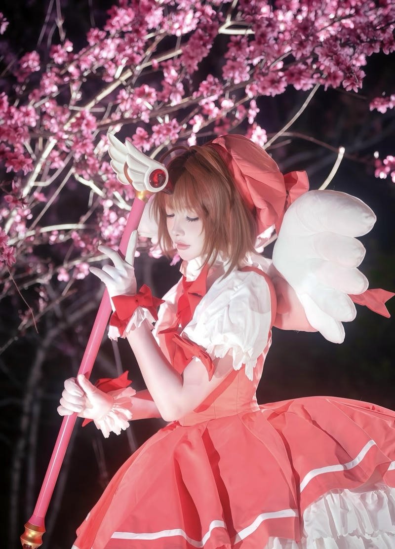 Hình cosplay Sakura mang nét dịu dàng thanh thoát