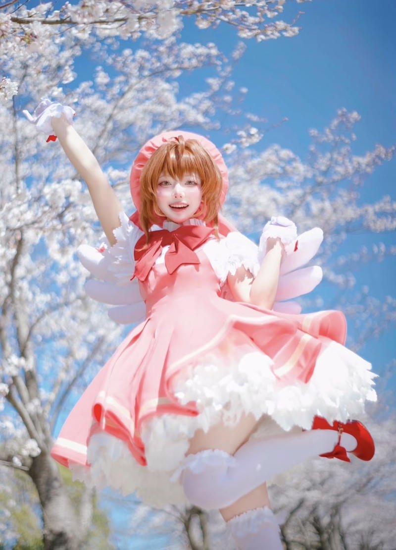 Hình cosplay Sakura mang nét nữ tính thanh thoát