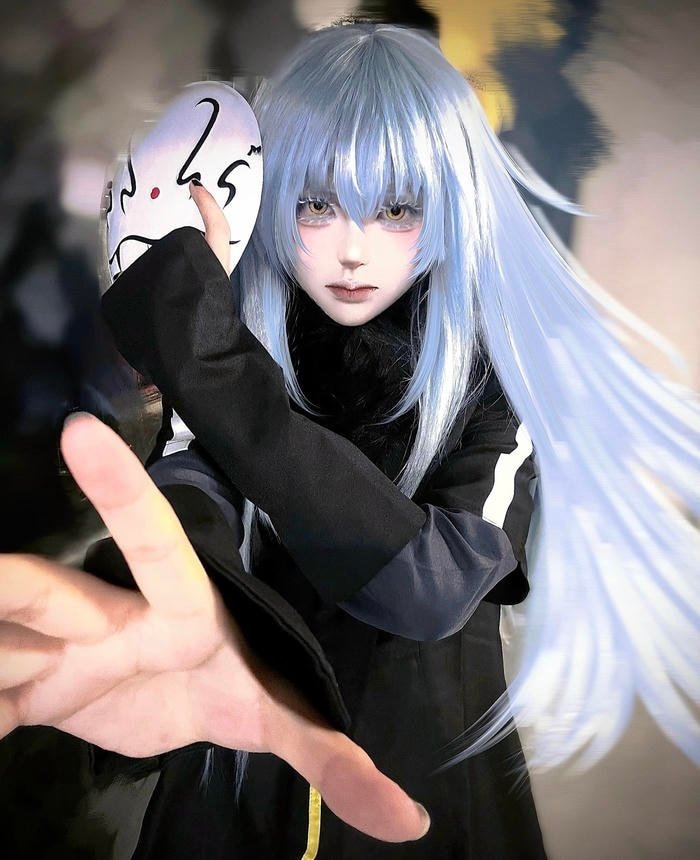Hình cosplay anime nữ phong cách dễ thương trong bộ váy xinh