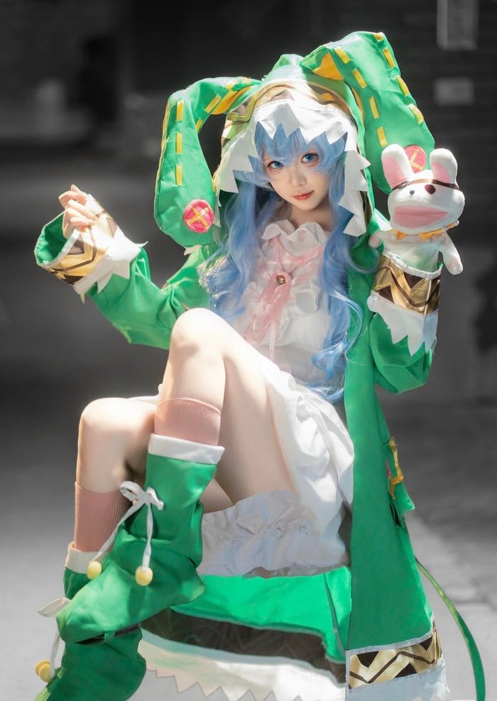 Hình cosplay cute cho thấy sự đầu tư vừa phải nhưng chỉn chu
