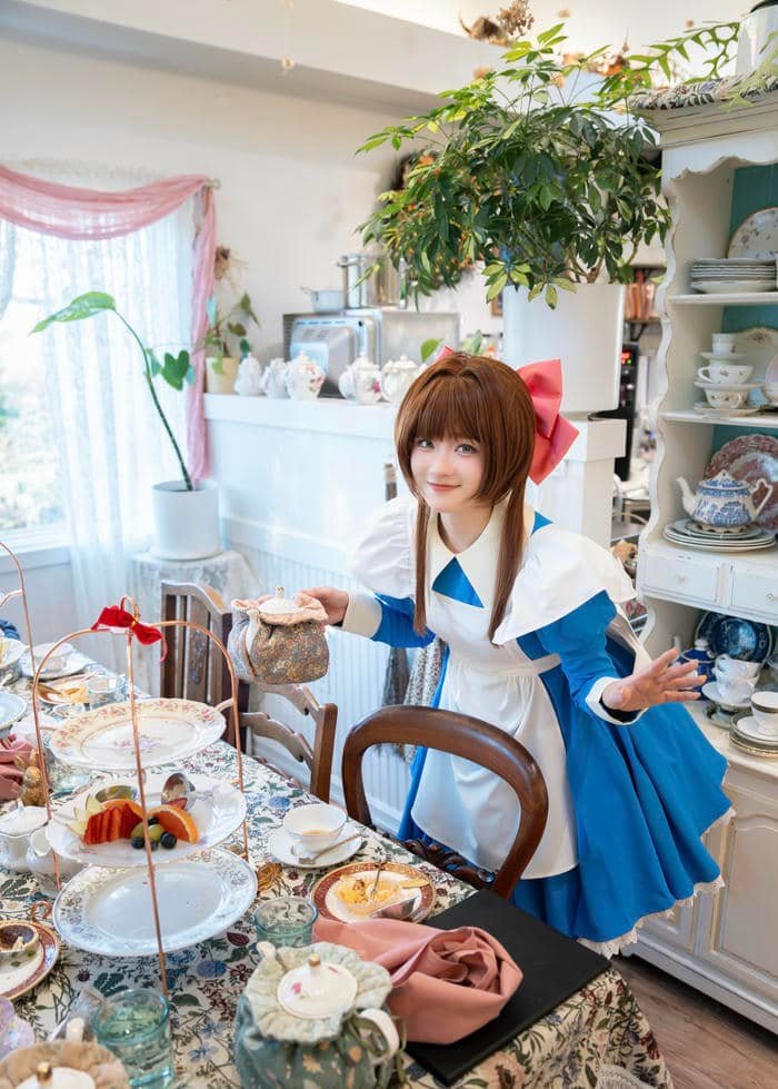 Hình cosplay cute nhân vật dễ thương trong bộ đồ sáng tạo