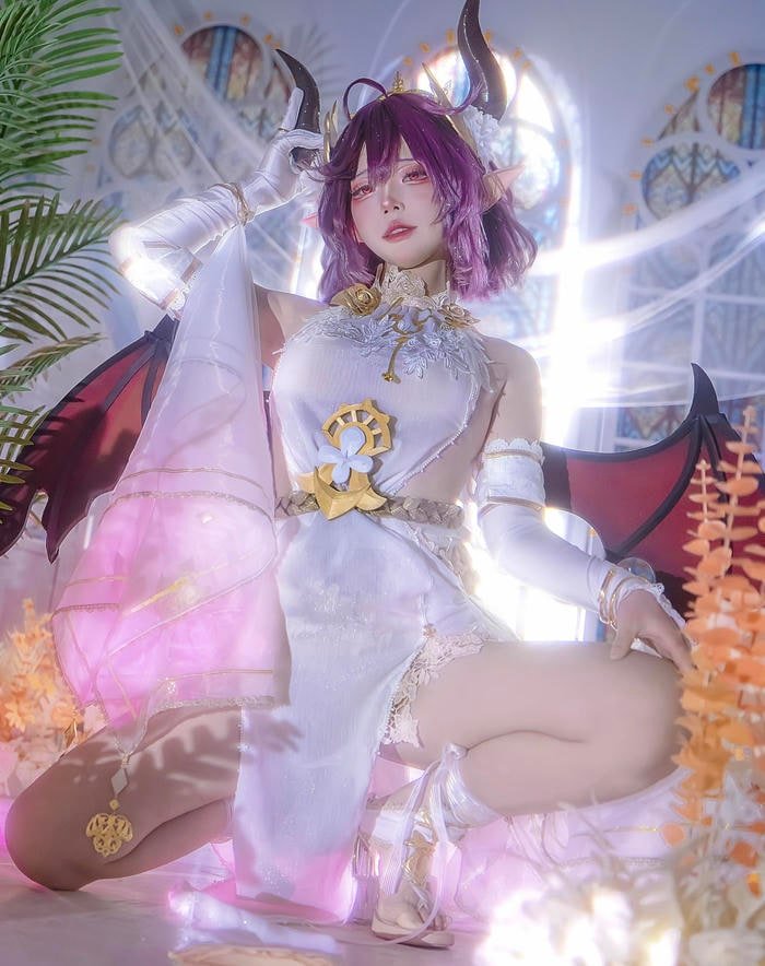 Hình sexy anime cosplay thể hiện sự quyến rũ kín đáo