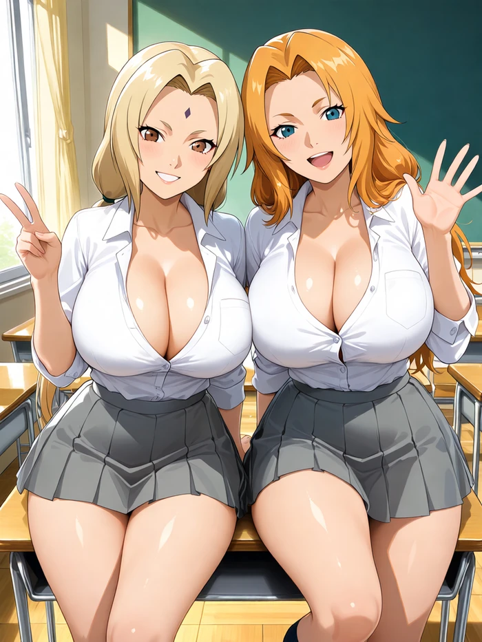 Hokage Tsunade bikini quyến rũ ngực khủng