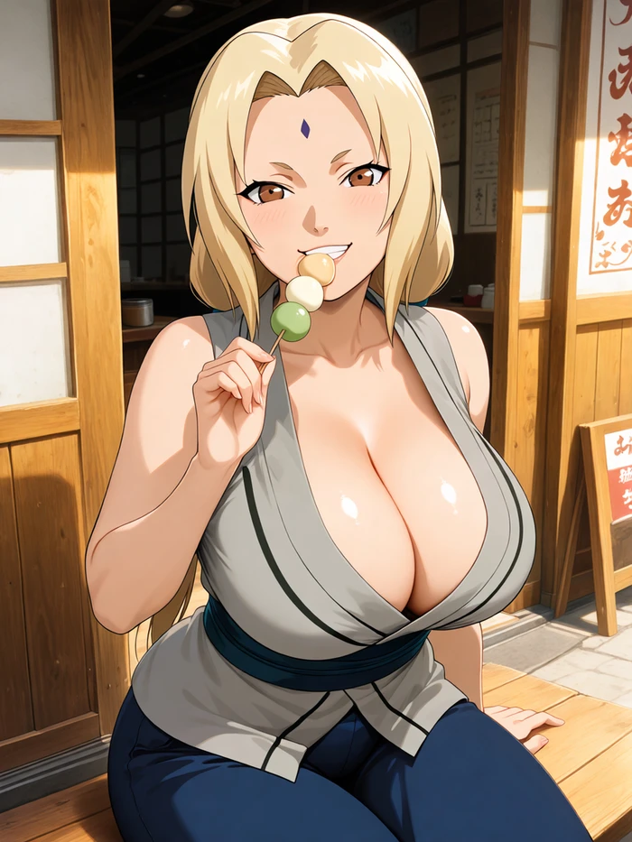 Hokage Tsunade hentai 2K ngực to tròn trịa