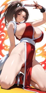 Mai Shiranui cosplay hentai vú to quyến rũ hút hồn