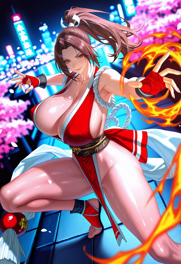 Mai Shiranui hentai R34 mông đít quyến rũ nổi bật