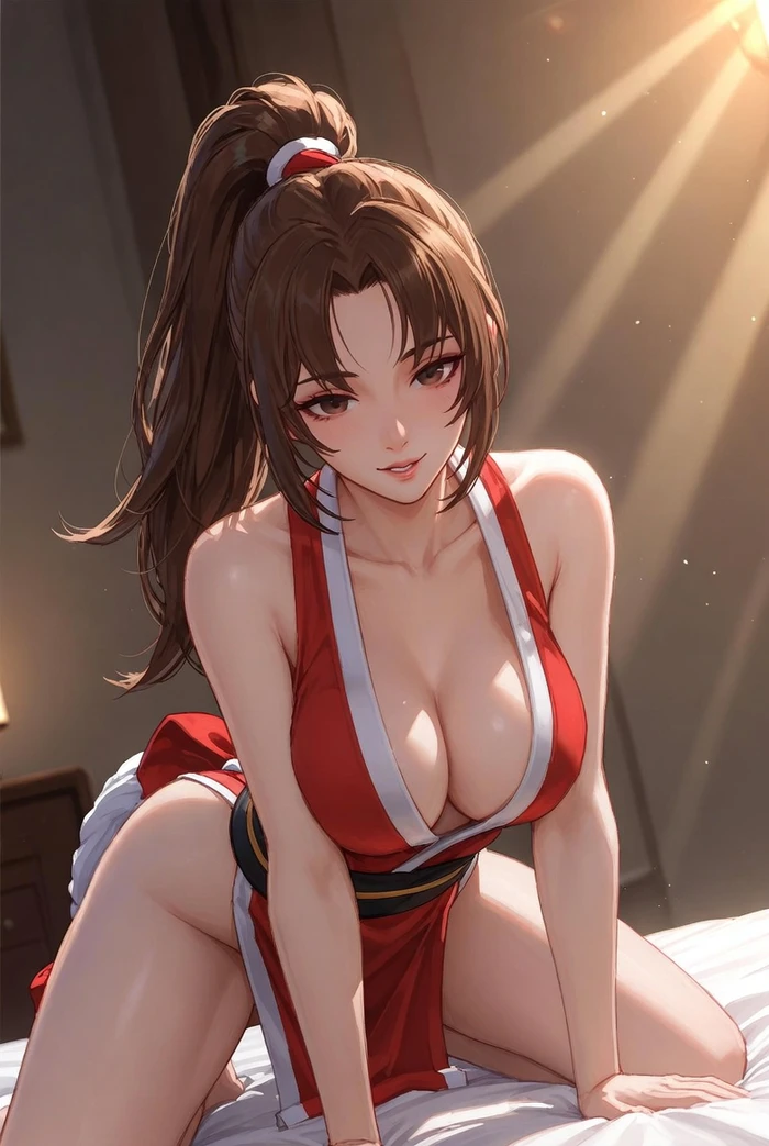 Mai Shiranui hentai quyến rũ với vòng ba đầy đặn