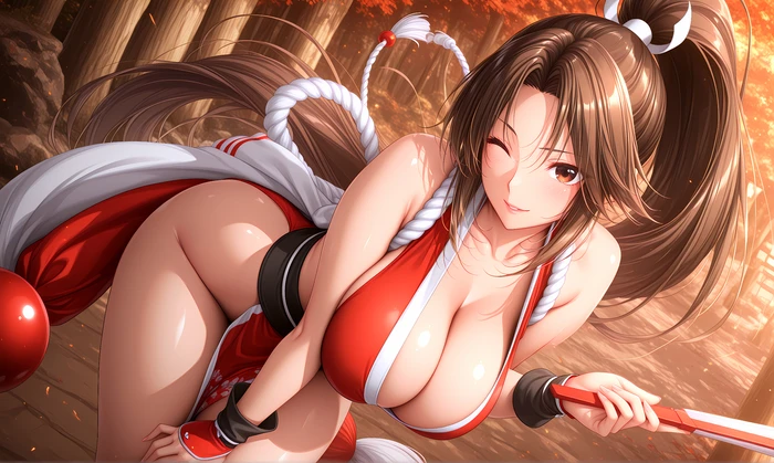 Mai Shiranui trong outfit hentai lộ hàng sexy