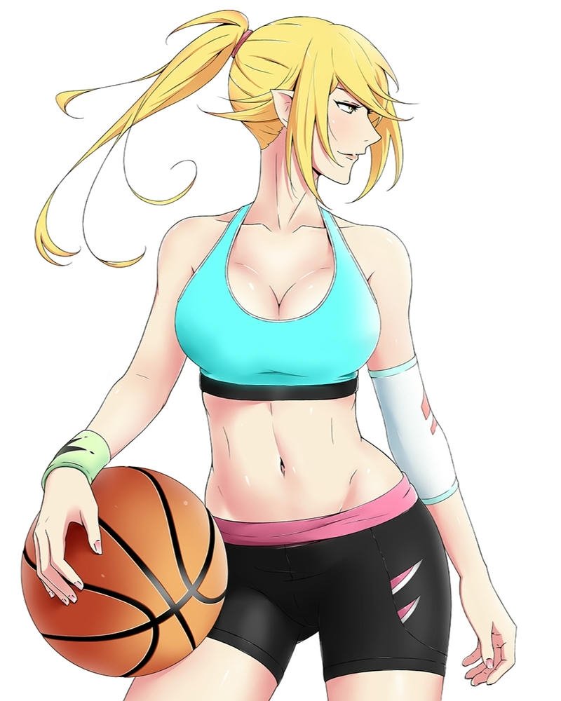 Minh họa anime bóng rổ phong cách sáng tạo