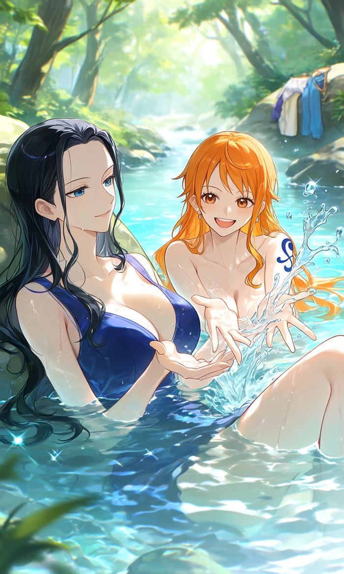 Nami Hentai gợi cảm pose bikini cuốn hút