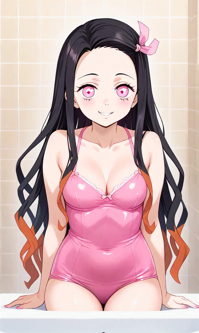 Nezuko hentai gợi dục với đôi vú to tròn