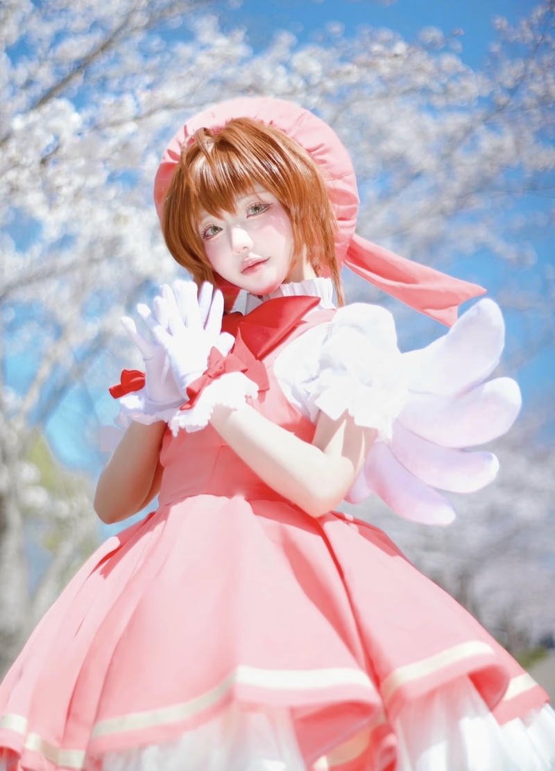 Nhân vật Sakura cosplay với nét đẹp trong sáng