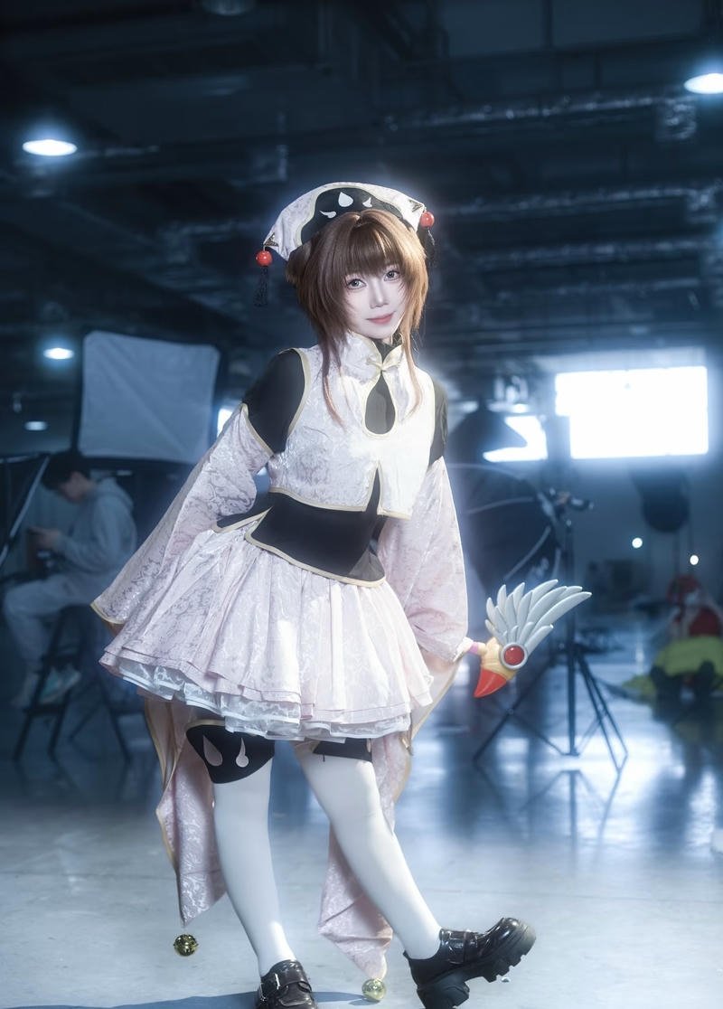 Nhân vật Sakura cosplay với phong cách đáng mến