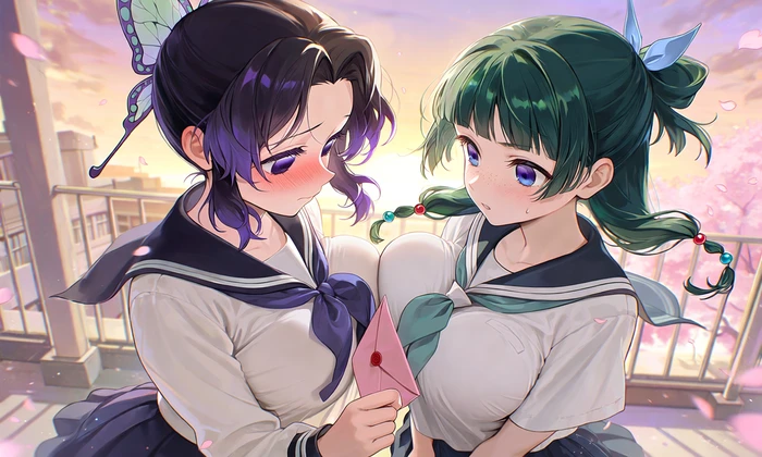 Shinobu Kocho manga thể hiện đường cong vòng ba hoàn hảo