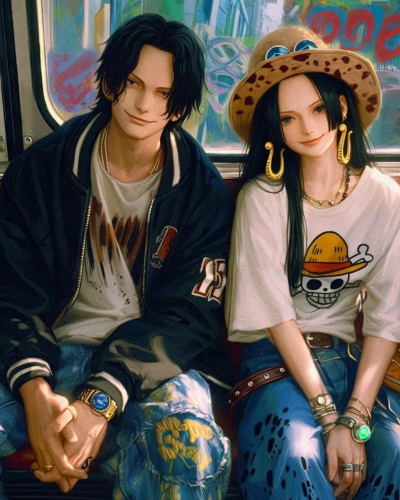 Tranh anime tái hiện mối quan hệ thân