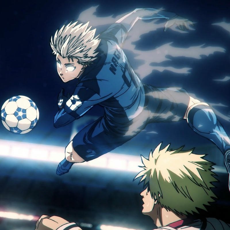 Tranh bóng đá anime tạo cảm giác chuyển động