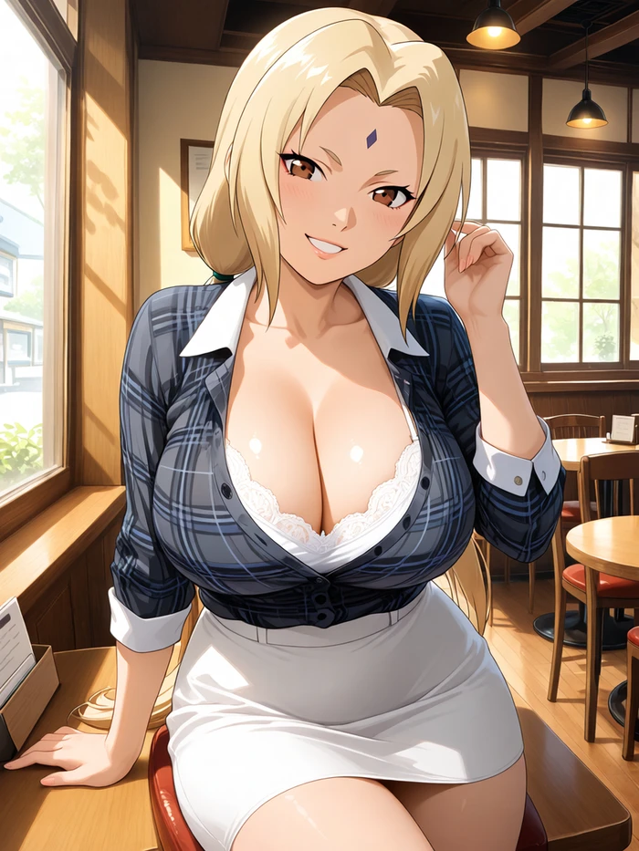 Tsunade Naruto hentai khoe hàng nóng bỏng