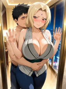Tsunade Naruto sexy mông tròn đầy đặn