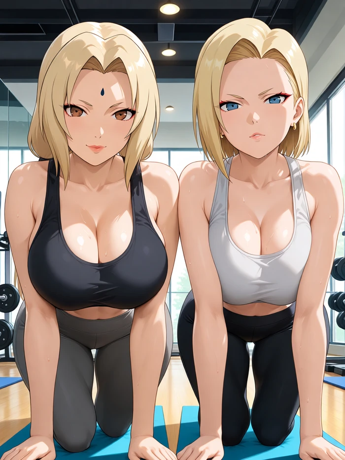 Tsunade hentai nóng bỏng khoe mông cong quyến rũ