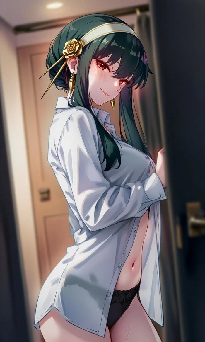 Yor Forger Spy x Family hentai khoe vòng 1 tròn đầy