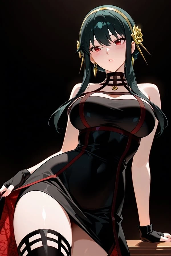 Yor Forger anime hentai vú to gợi cảm