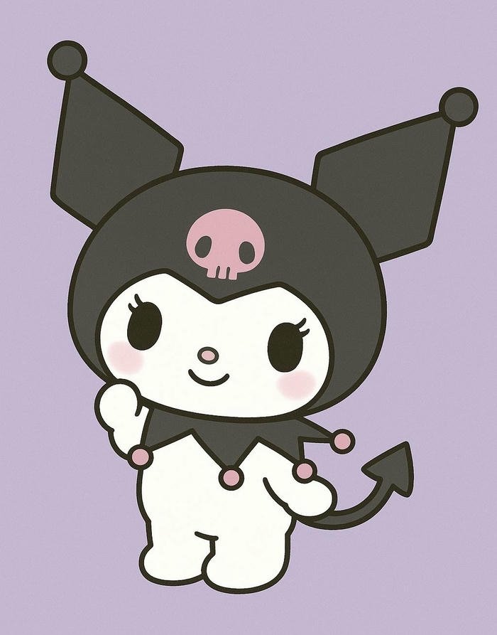 ảnh avatar kuromi cute tinh nghịch