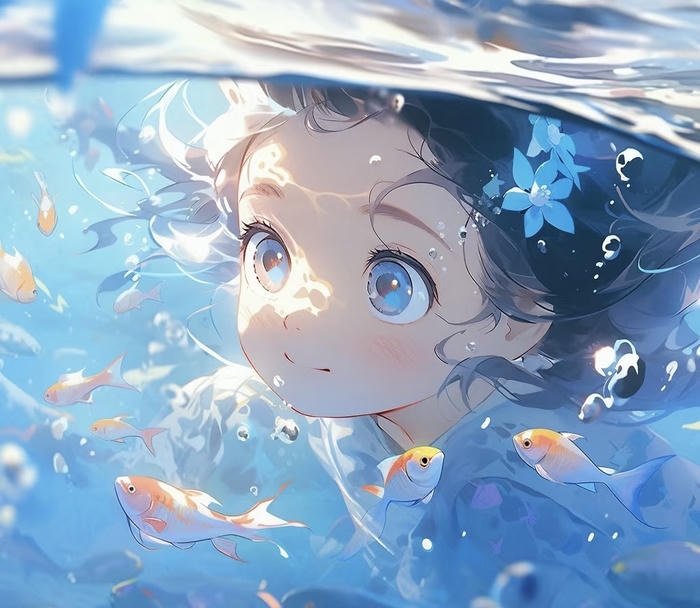 ảnh avatar xanh dương dùng lâu dài