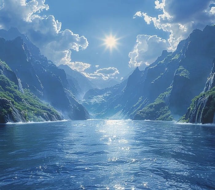 ảnh avatar xanh dương thiết kế gọn