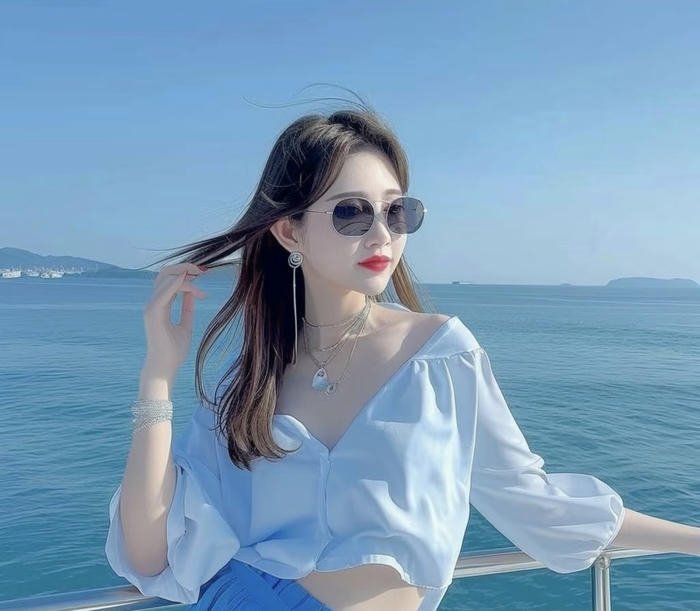 avatar màu xanh dương cảm giác dịu