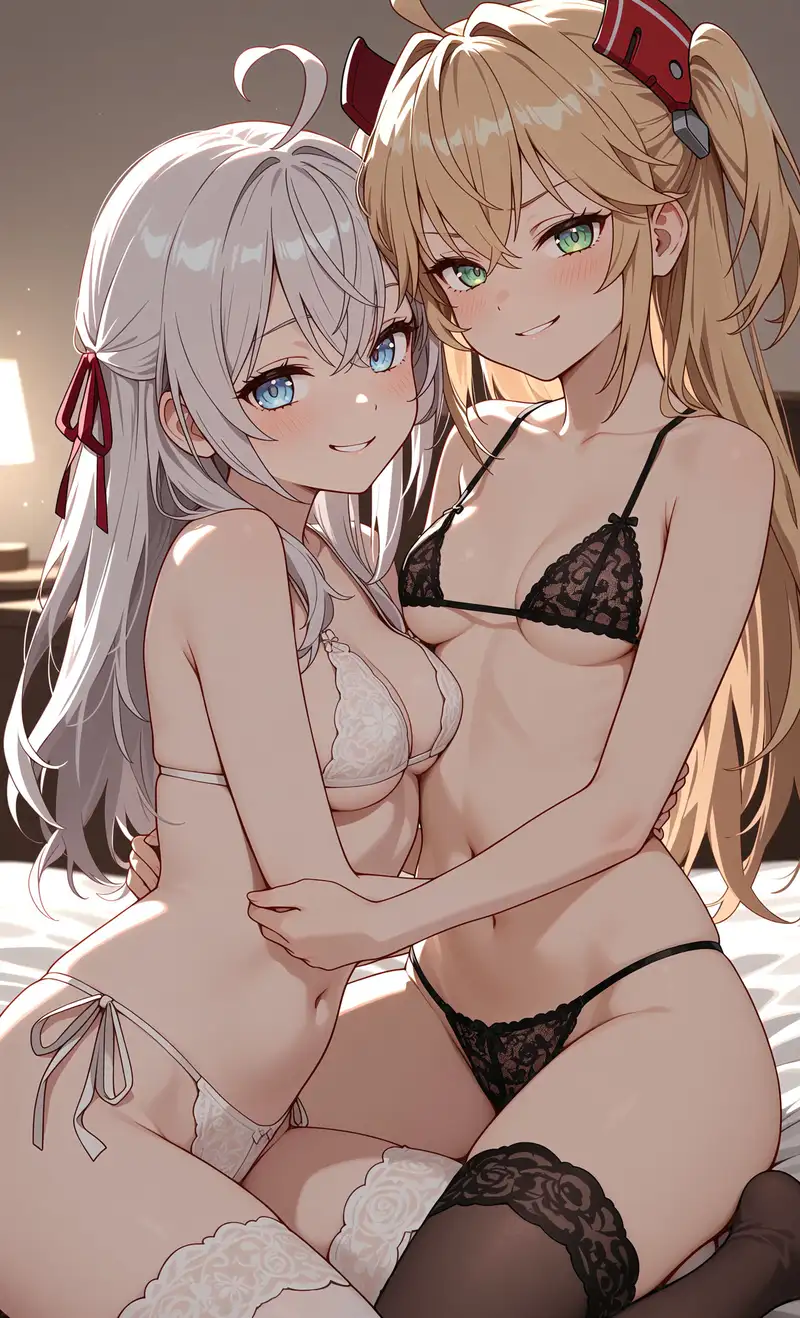 hình ảnh anime bách hợp lãng mạn