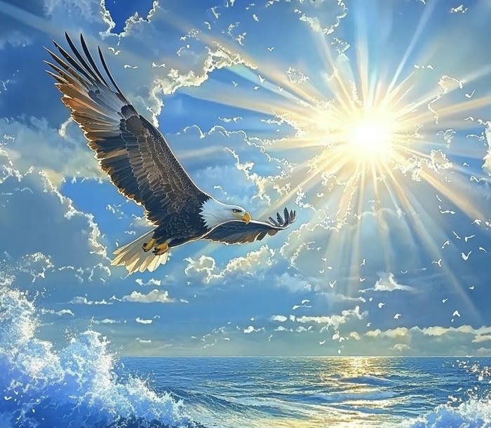 hình ảnh avatar xanh dương tối giản