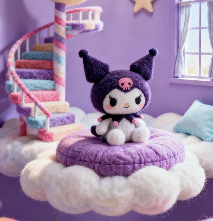 hình avatar kuromi sống động dễ mến