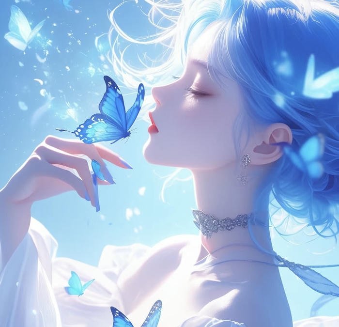 hình avatar xanh biển dễ nhìn