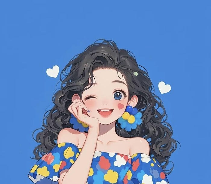 hình avatar xanh dương cảm giác mát