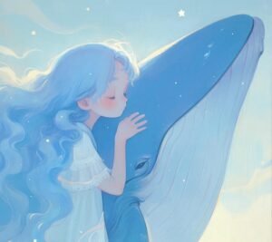 hình avatar xanh dương màu dịu mắt