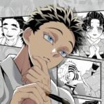 Akaza anime nhiều biểu cảm khuôn mặt khác nhau
