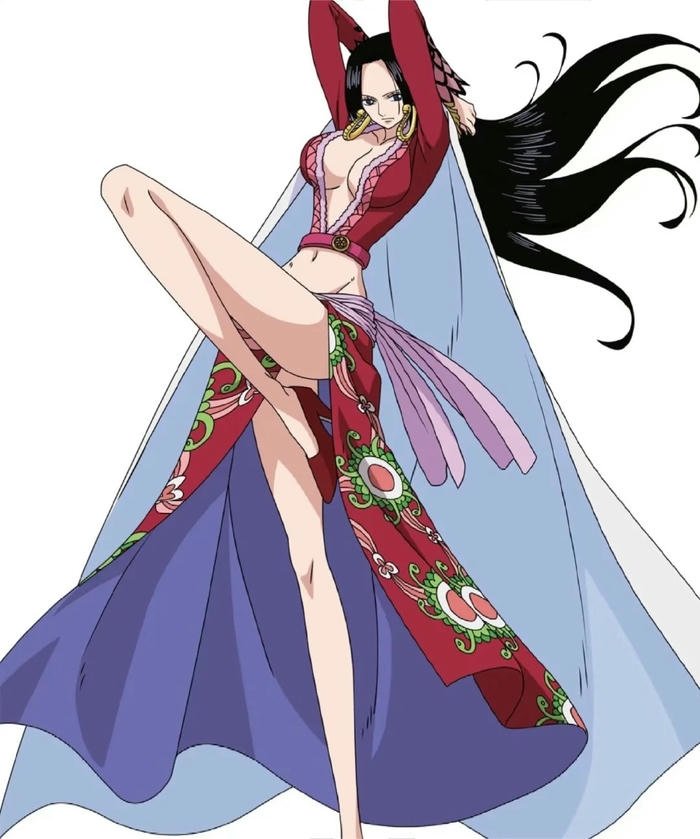 Ảnh Boa Hancock khoác áo choàng bước đi tự tin