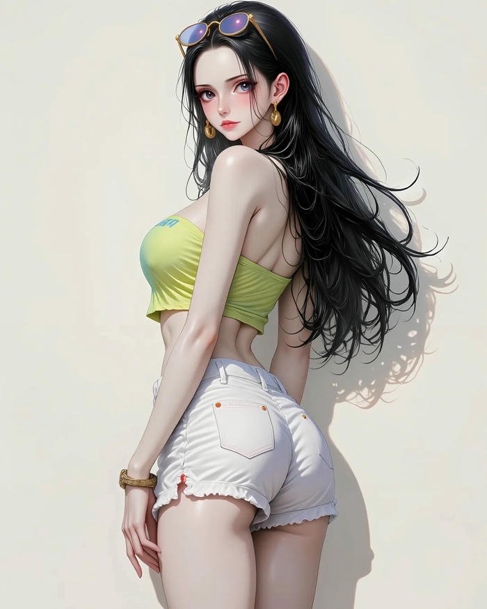 Ảnh Boa Hancock quay lưng khoe dáng người chuẩn đẹp