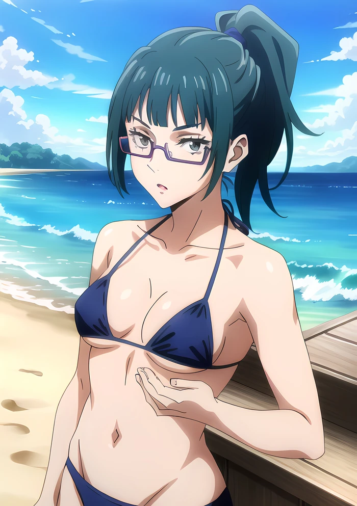 Ảnh Maki hentai quyến rũ với vòng một đầy đặn