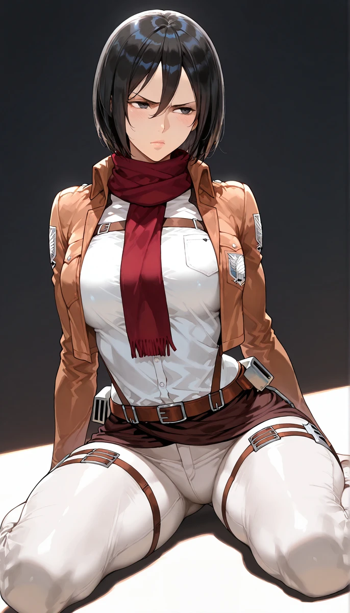 Ảnh Mikasa AOT Attack on Titan cosplay gợi dục