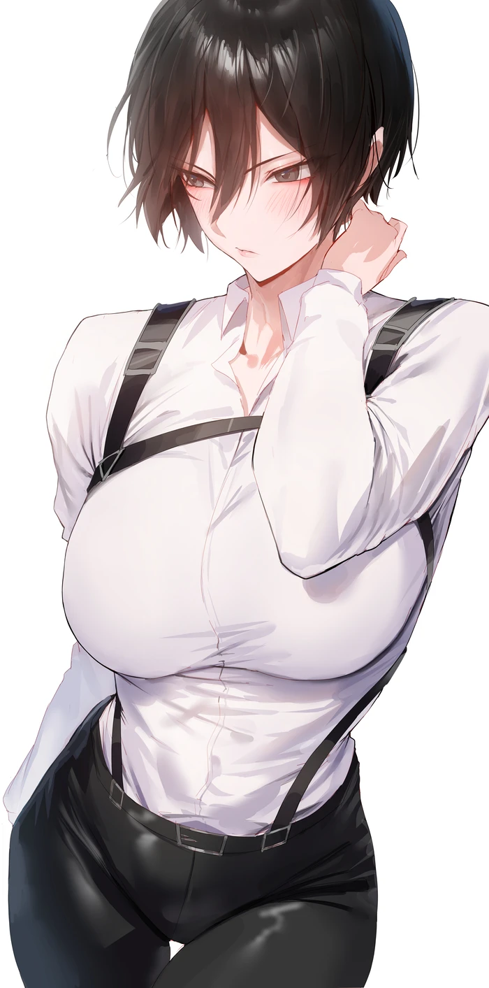 Ảnh Mikasa hentai quyến rũ nội y tôn dáng hấp dẫn